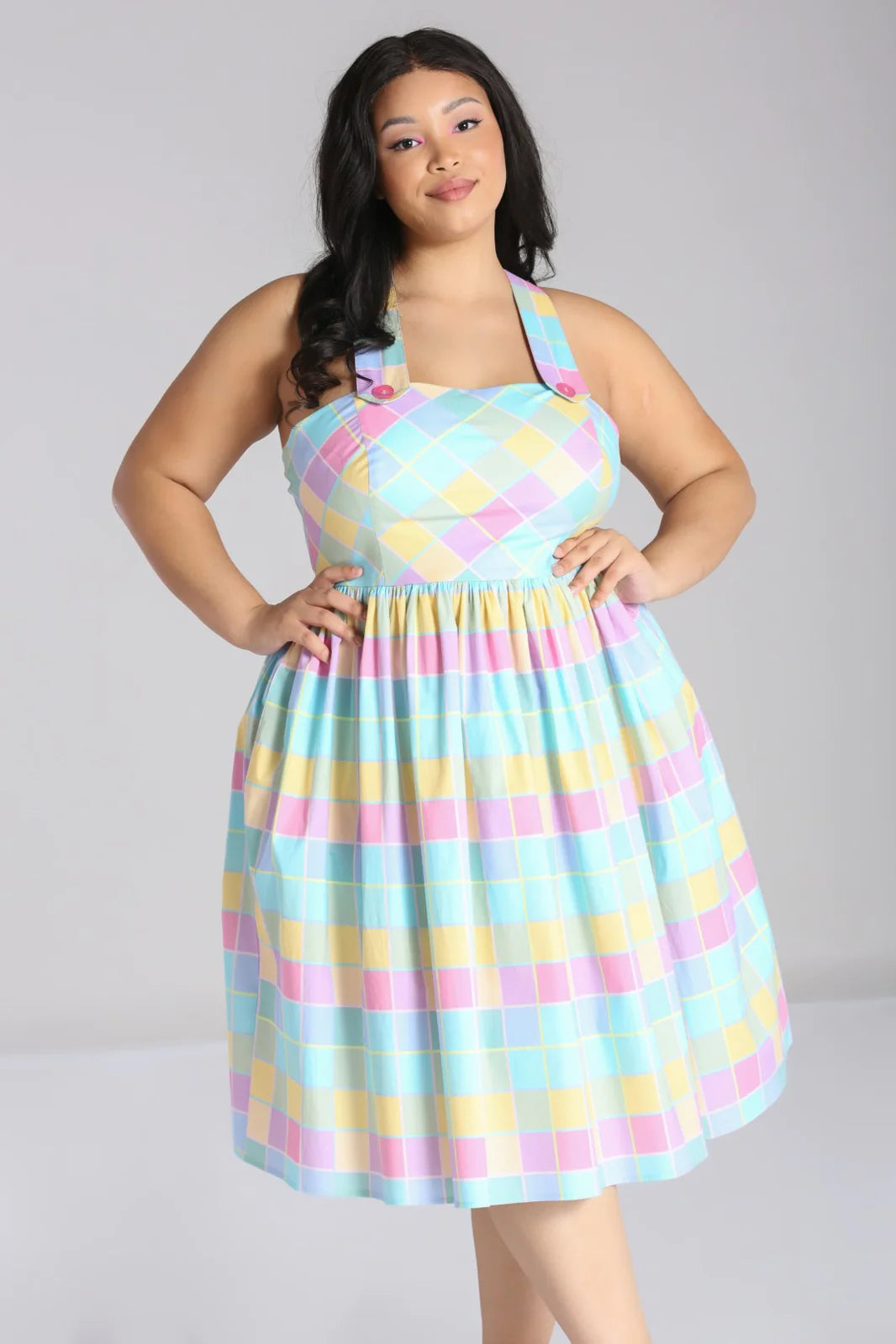 Skye Pinafore Klänning från Hell Bunny