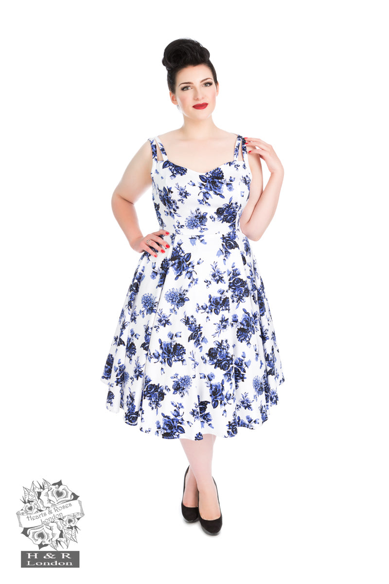 Rosacea 50s Swing Dress by Hearts and Roses