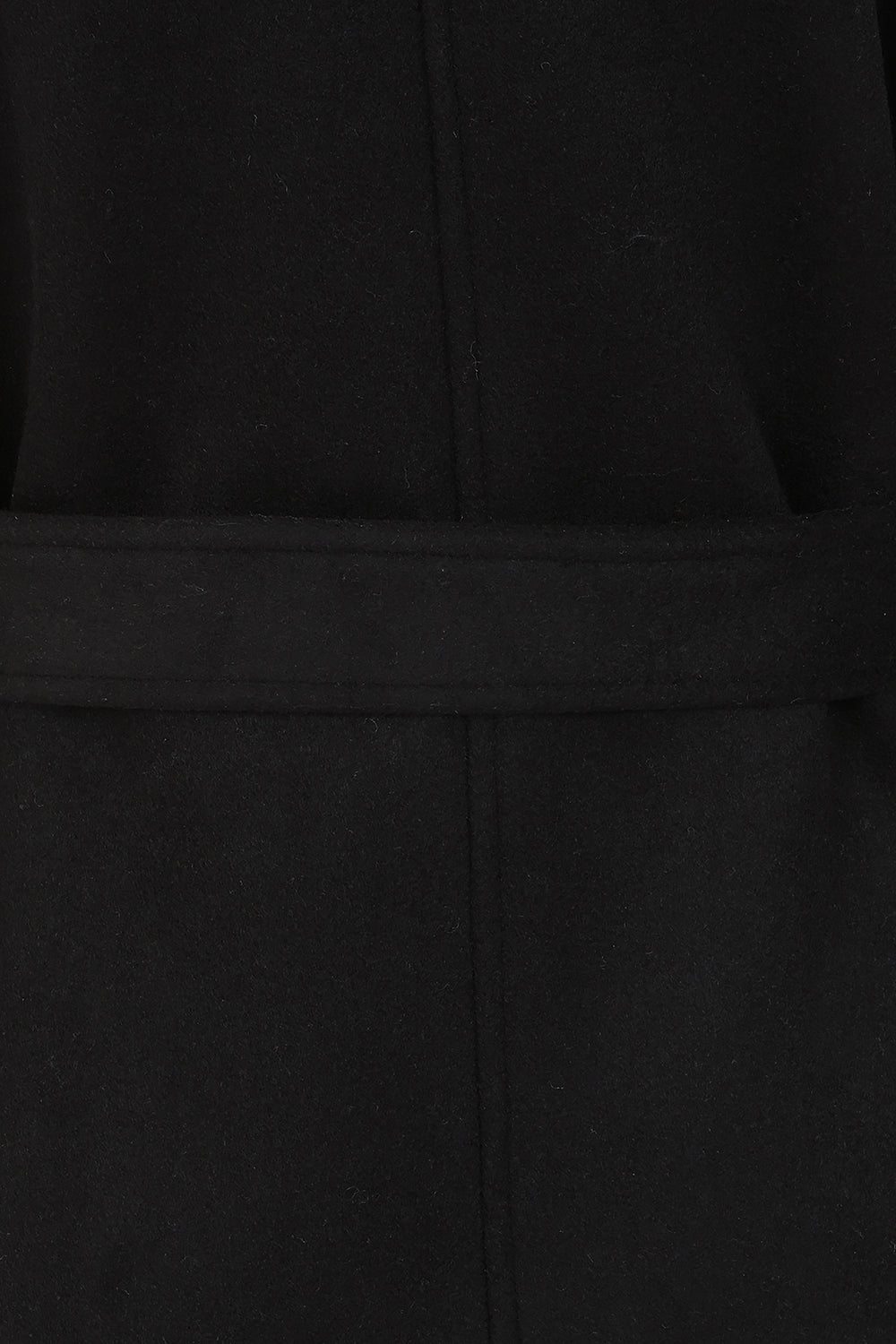 Janelle Black Coat by Hearts and Roses