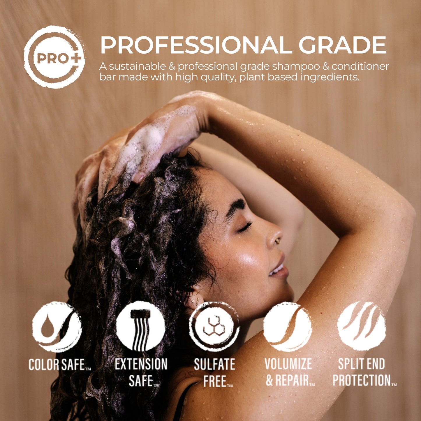 Castor Oil Shampoo / Conditioner Bar by Viori