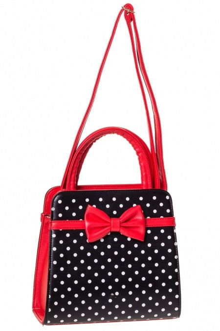 Carla Polka Dot Bag by Lost Queen