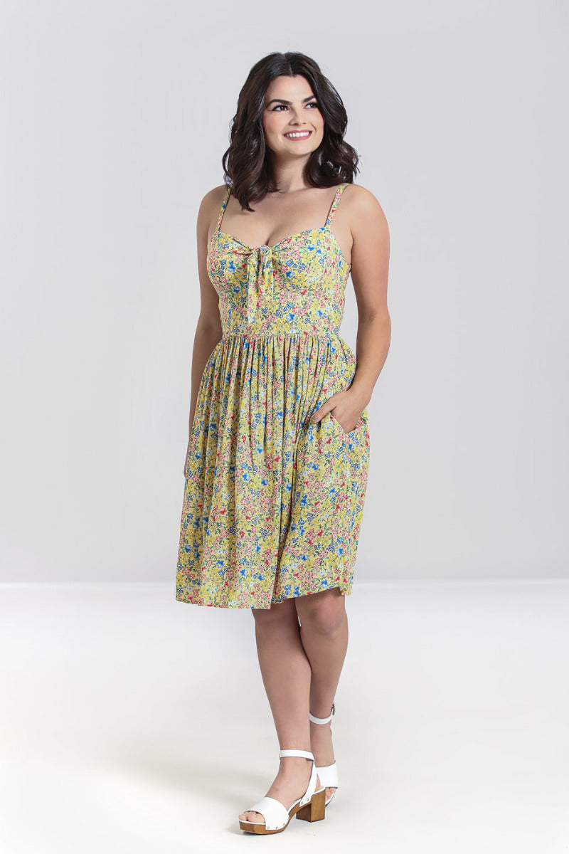 Ingalls Bow Dress från Hell Bunny