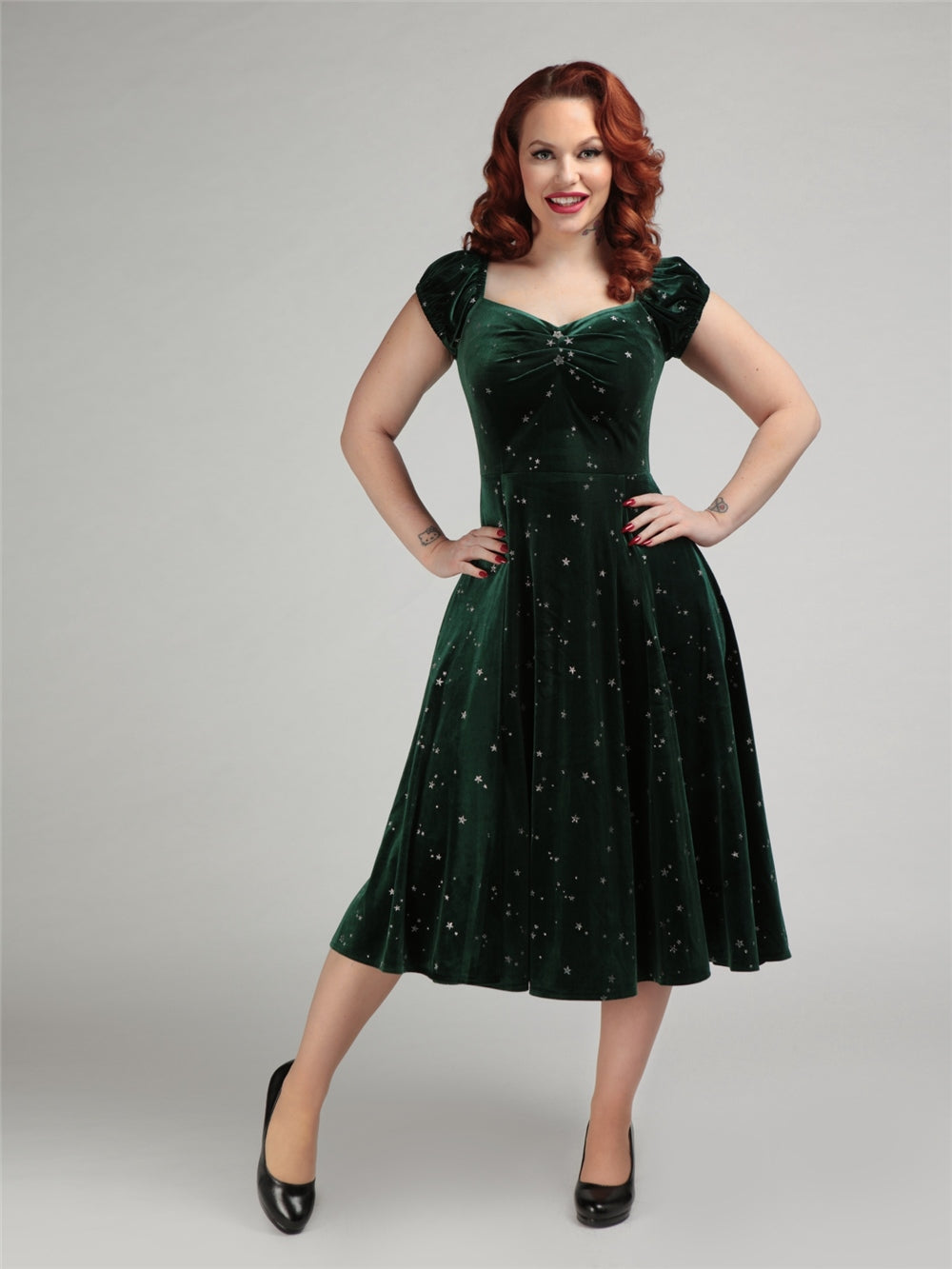collectif christmas dress NWT Collectif Dress Size 14 Rockabilly Swing 1950s style Christmas Cats Green