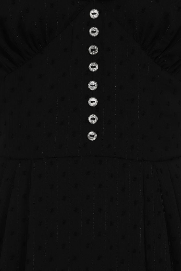 Frilly Sundae Dress in Black från Hell Bunny