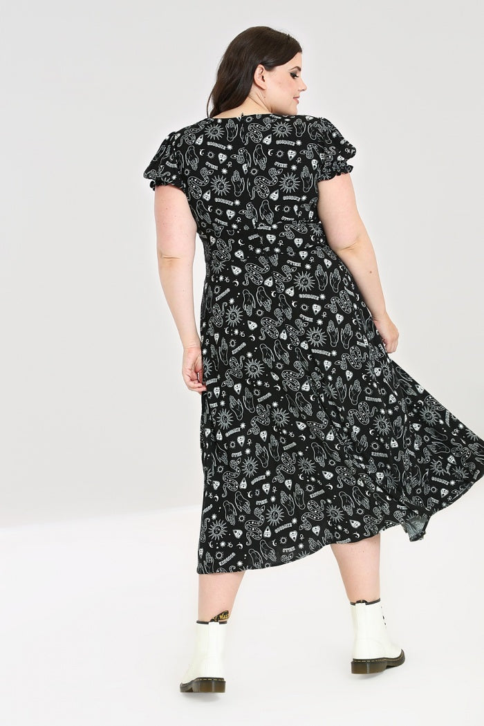 Hello Goodbye Ouija Klänning från Hell Bunny