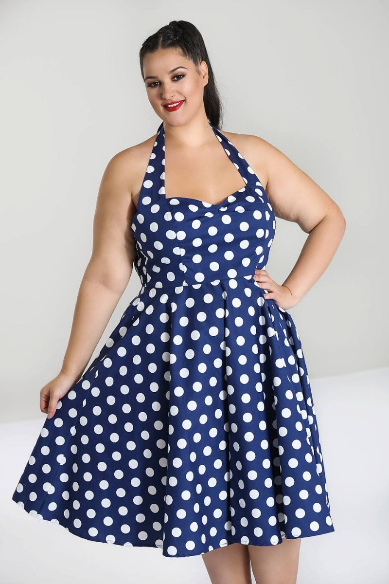 Mariam Dress in Navy Polka by Hell Bunny Lemonie Boutique Mariam Dress in Navy Polka by Hell Bunny Lemonie Boutique