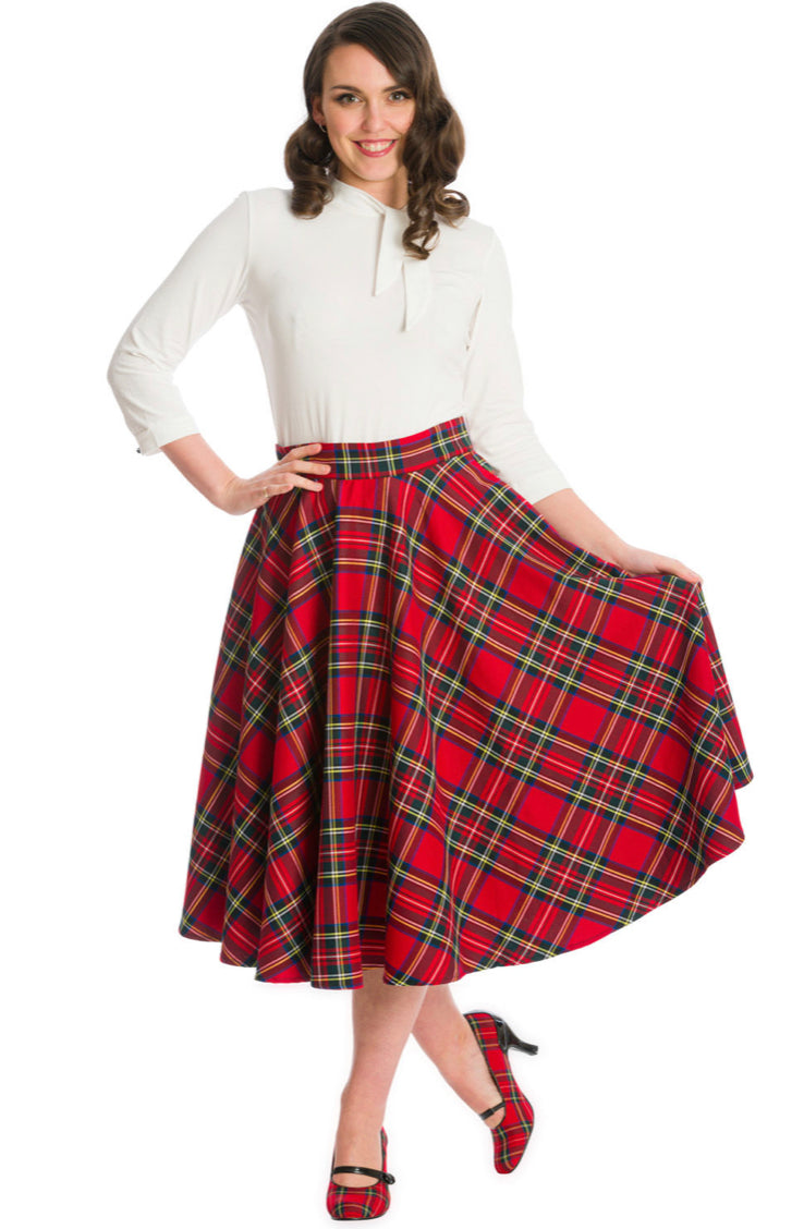 Dolly Glam Top i Ivory av Banned