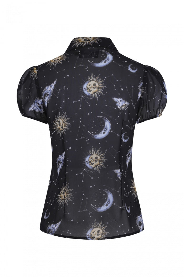 Solaris Moon, Sun and Stars Blus från Hell Bunny