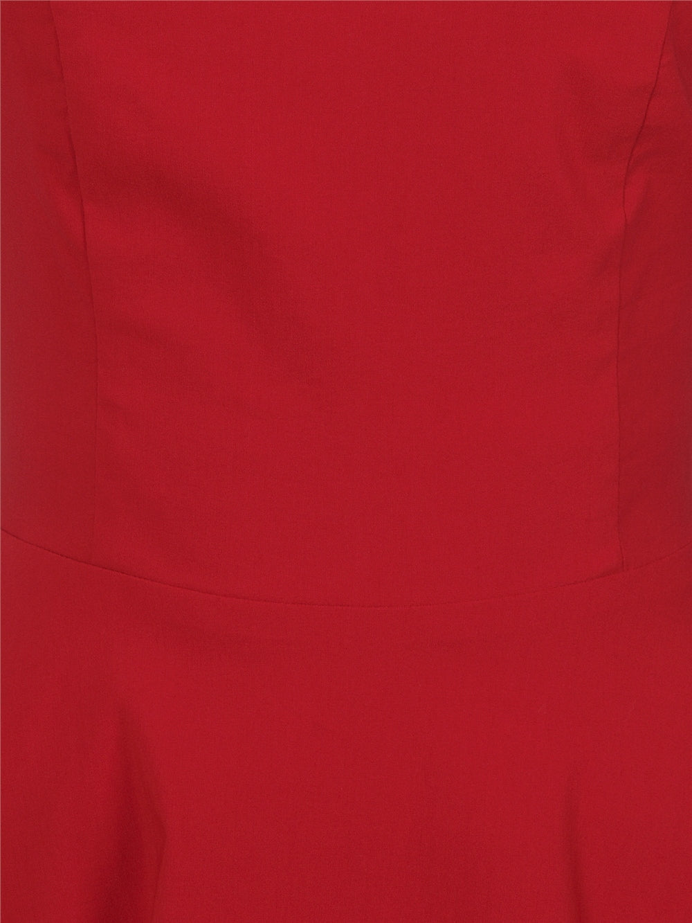 Ridly Plain Swing Dress in Red by Collectif