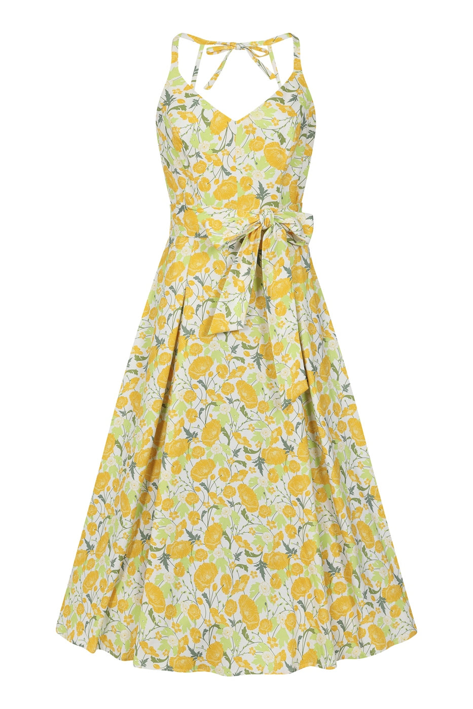 Buttercup Floral Midi Dress