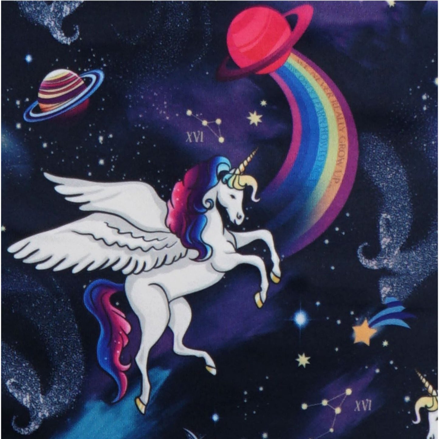 Lilian Off Shoulder Unicorn Top by Dolly & Dotty