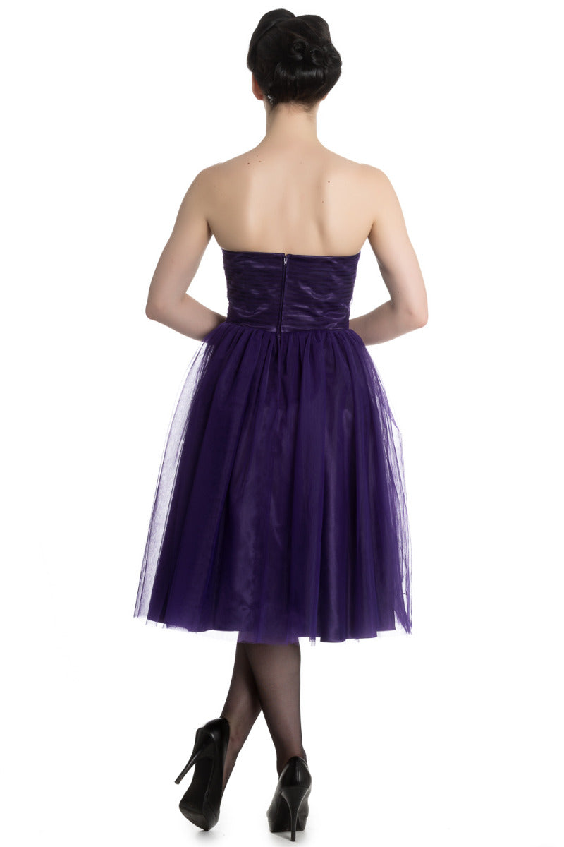 Tamara klänning i lila från Hell Bunny