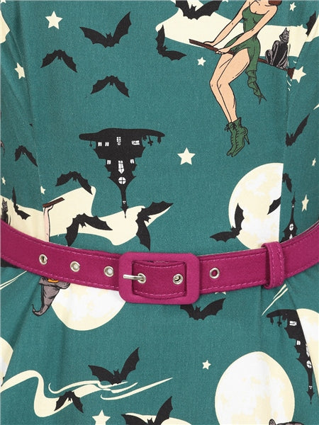 Suzanne Witches Swing Dress by Collectif