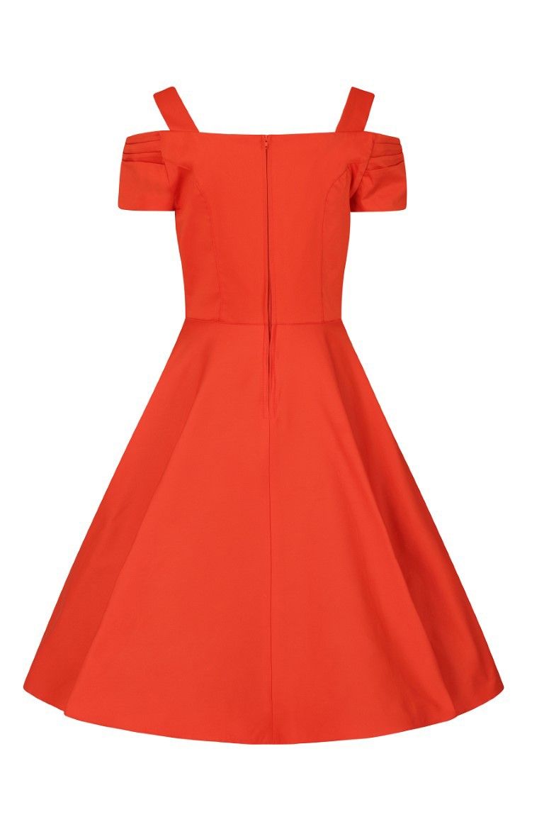 Helen Dress in Orange från Hell Bunny