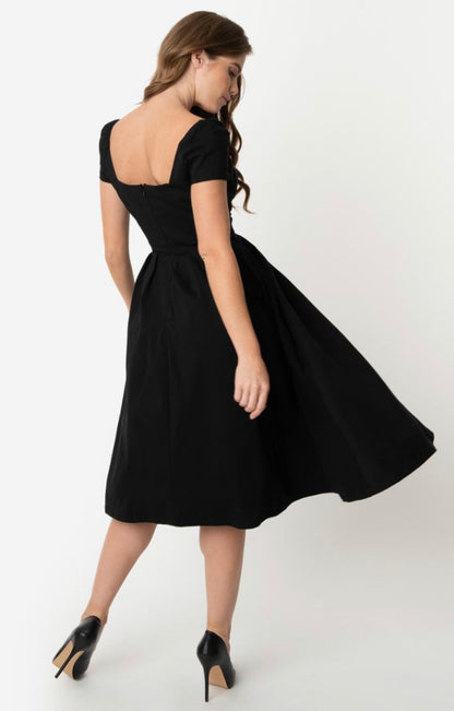Midge 1950s Sweetheart Dress by Unique Vintage
