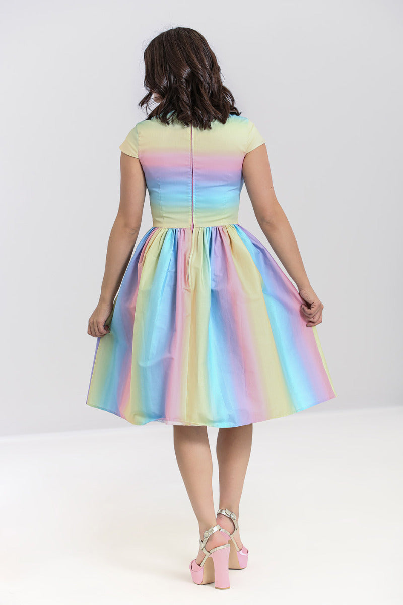 Halo 50s Mid Dress från Hell Bunny