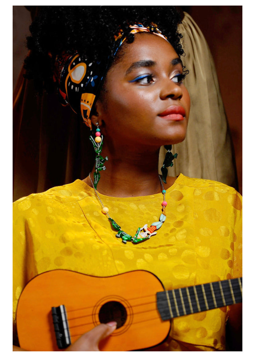 Crocodile Tamer Örhängen från Laliblue