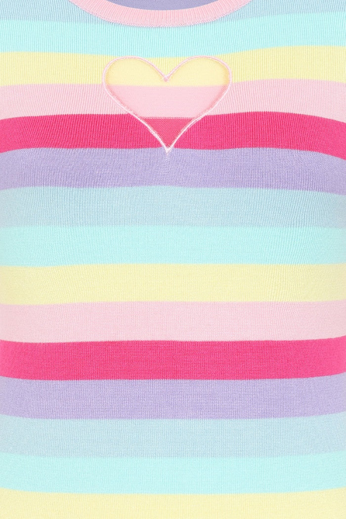 Love Heart Top från Hell Bunny