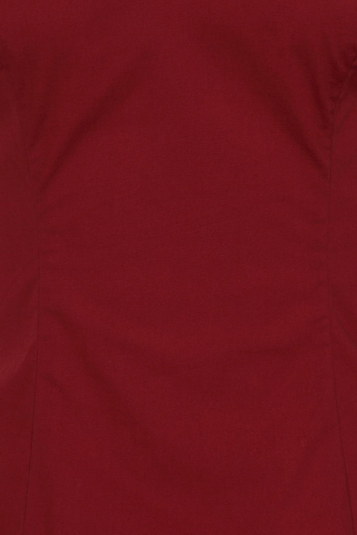 Petunia Top i Burgundy från Hell Bunny