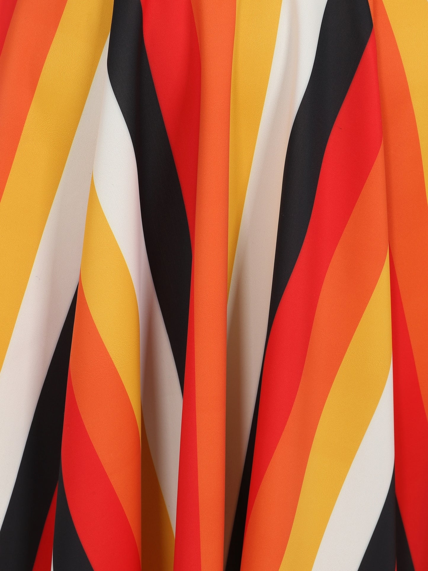 Lila Candy Corn Stripe Skater Dress by Collectif