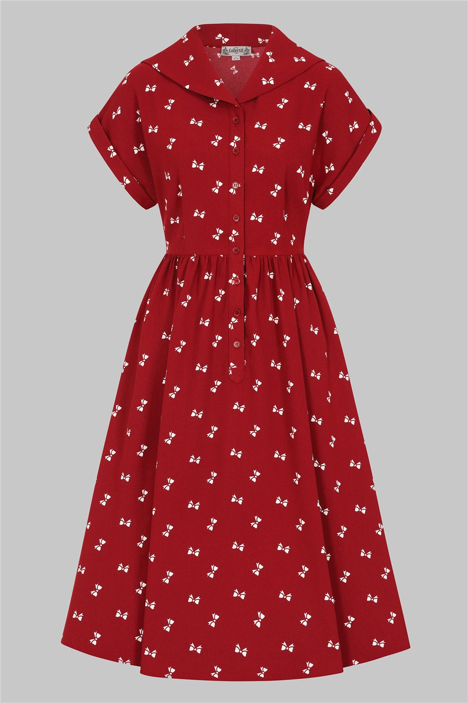 Judy Bow-Tiful Swing Dress by Collectif