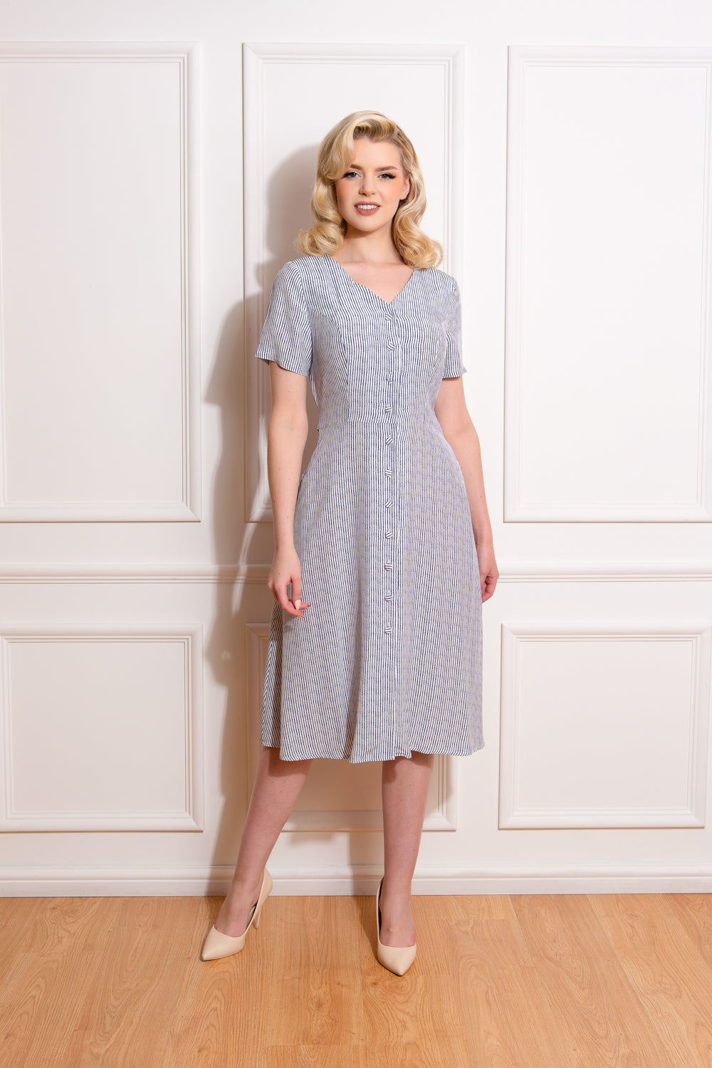 Cecilia A-Line Day Dress by Hearts and Roses