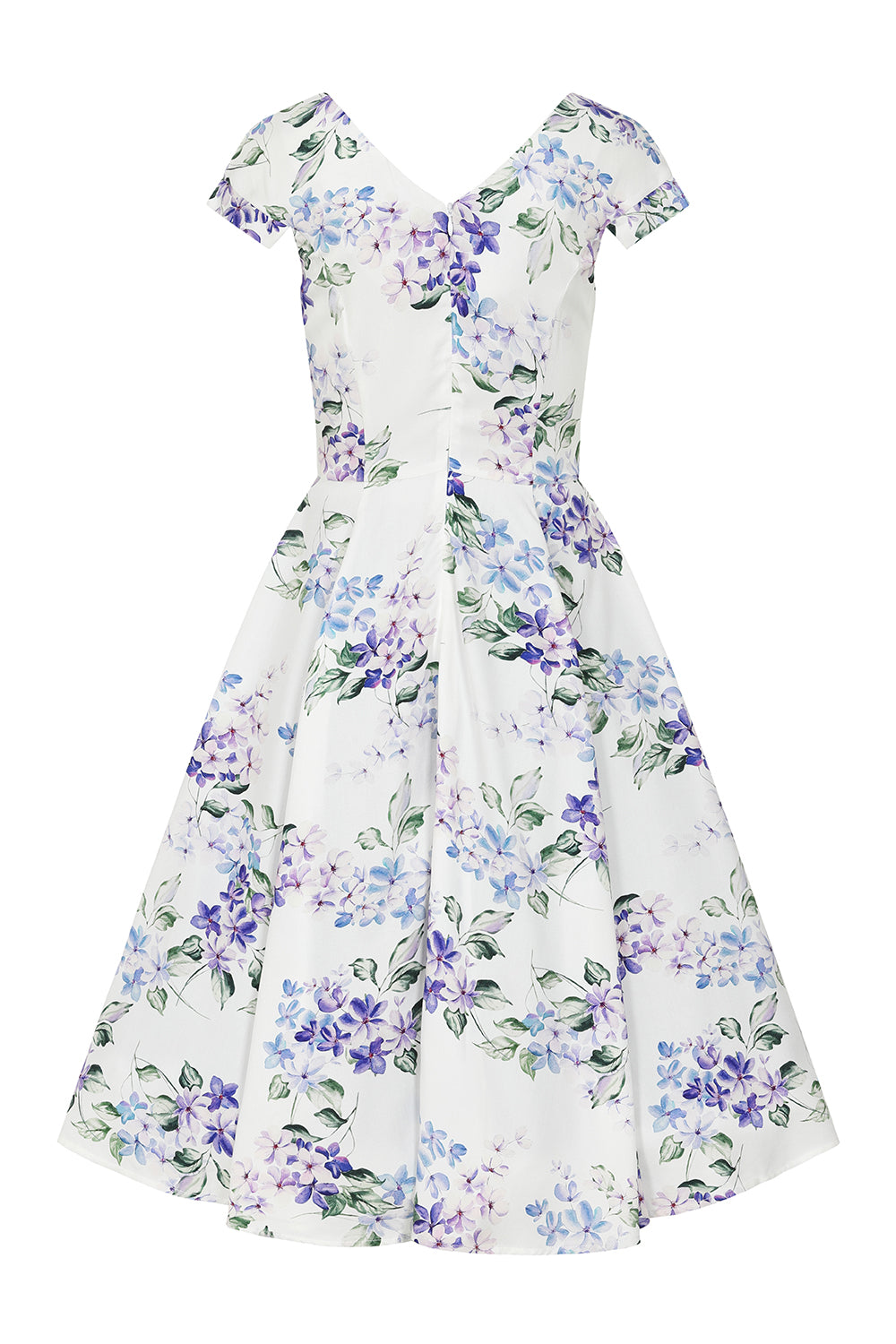 Lucie Floral 50s Swing Dress by Hearts and Roses