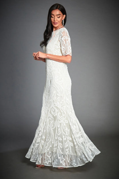Lilly Off White Wedding Dress by Jywal London