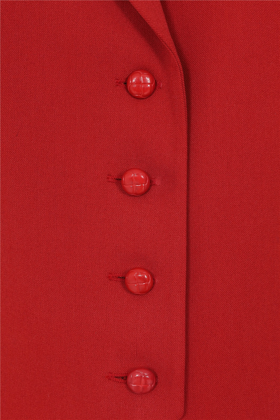 Close up of the red buttons
