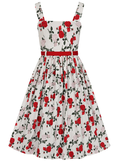 Jemima Rose Dance Swing Dress by Collectif