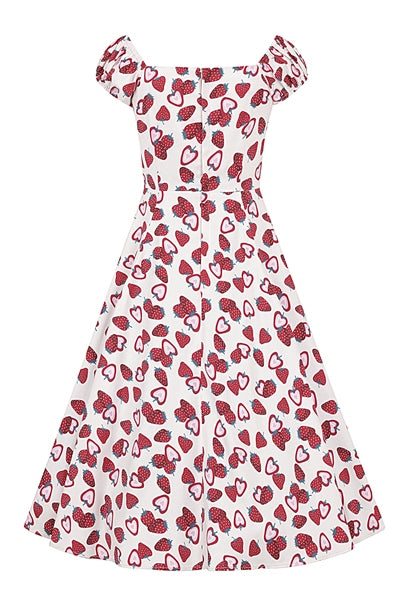 Dolores Strawberry Swing Dress by Collectif