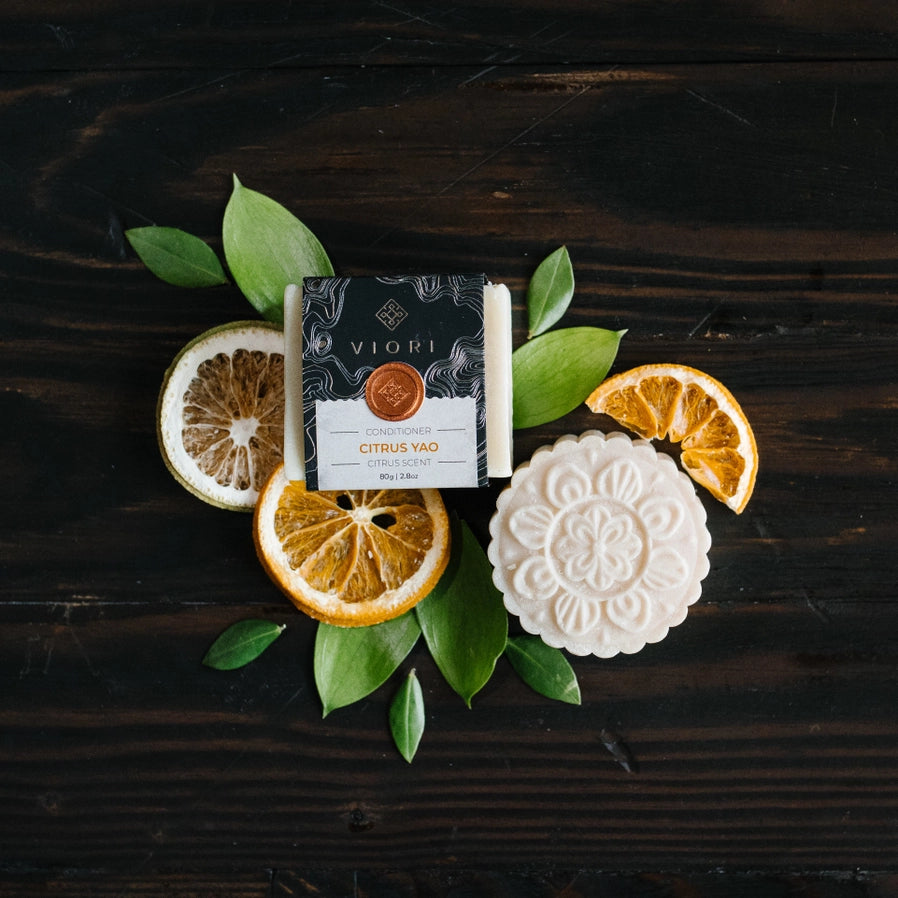 Citrus Yao Rice Water Shampoo & Conditioner Bar Bundle