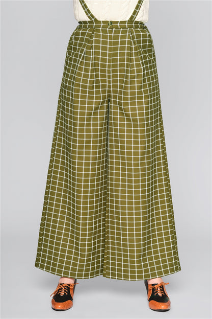 Glynda Acres Check Trousers by Collectif