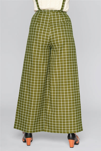 Glynda Acres Check Trousers by Collectif