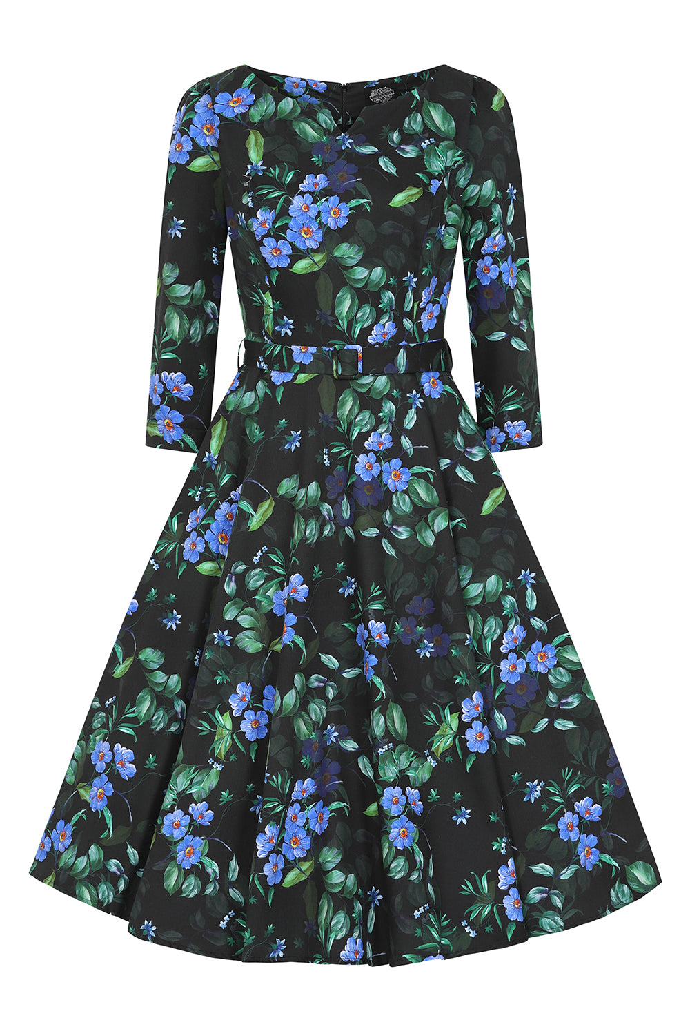 Amira Floral Swing Dress by Hearts & Roses