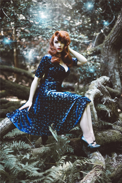Trixie Velvet Sparkle Doll Dress by Collectif