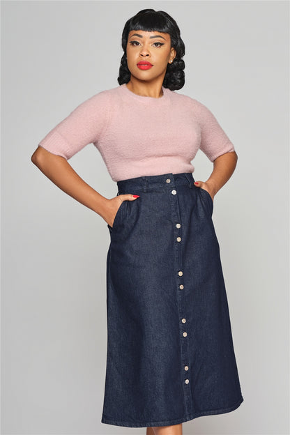 Opal Denim Skirt by Bright and Beautiful