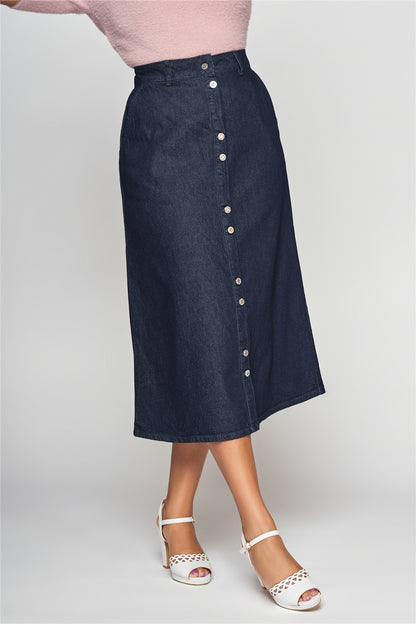Opal Denim Skirt by Bright and Beautiful