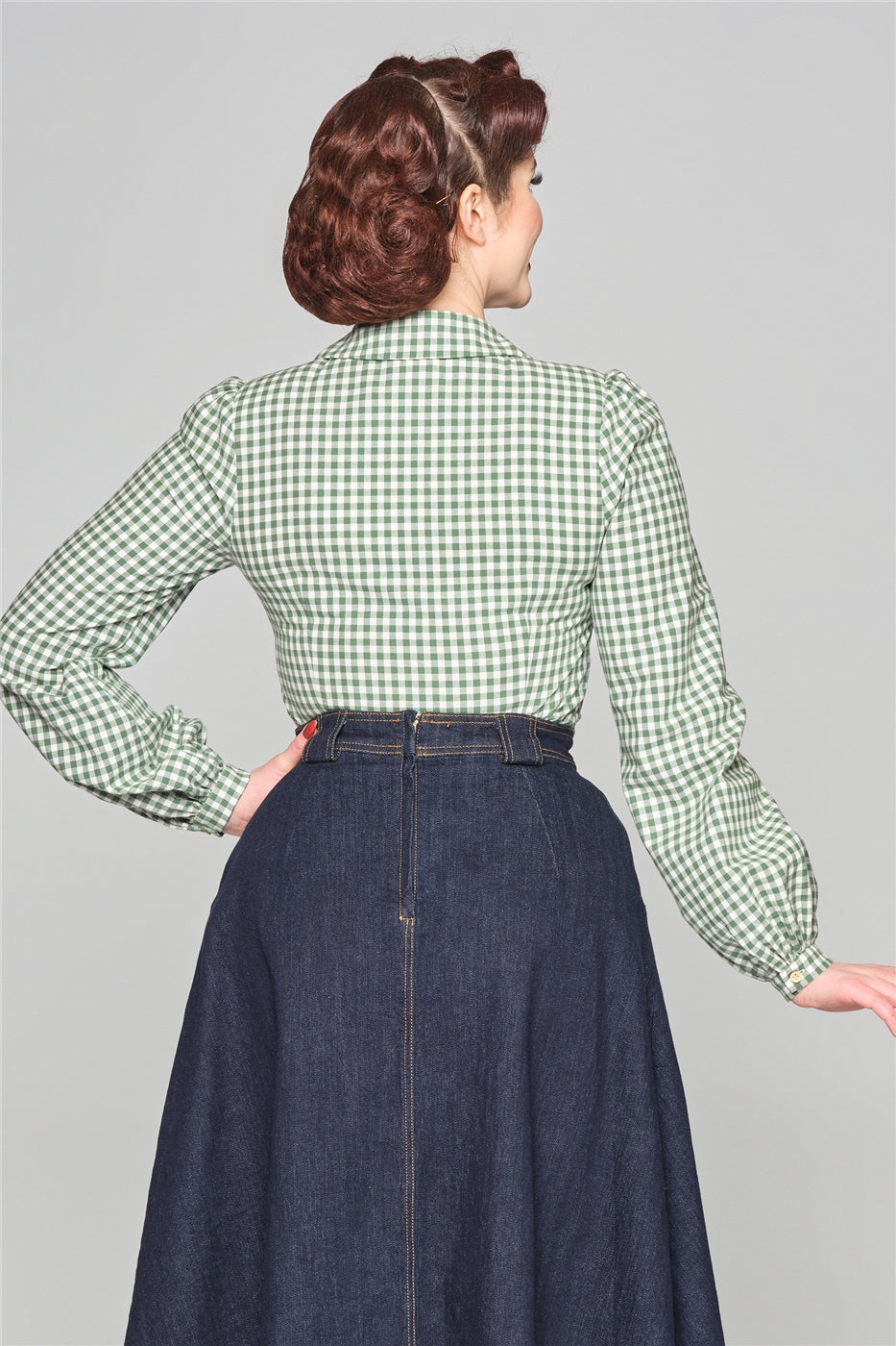 Jerry Green Gingham Blouse by Collectif