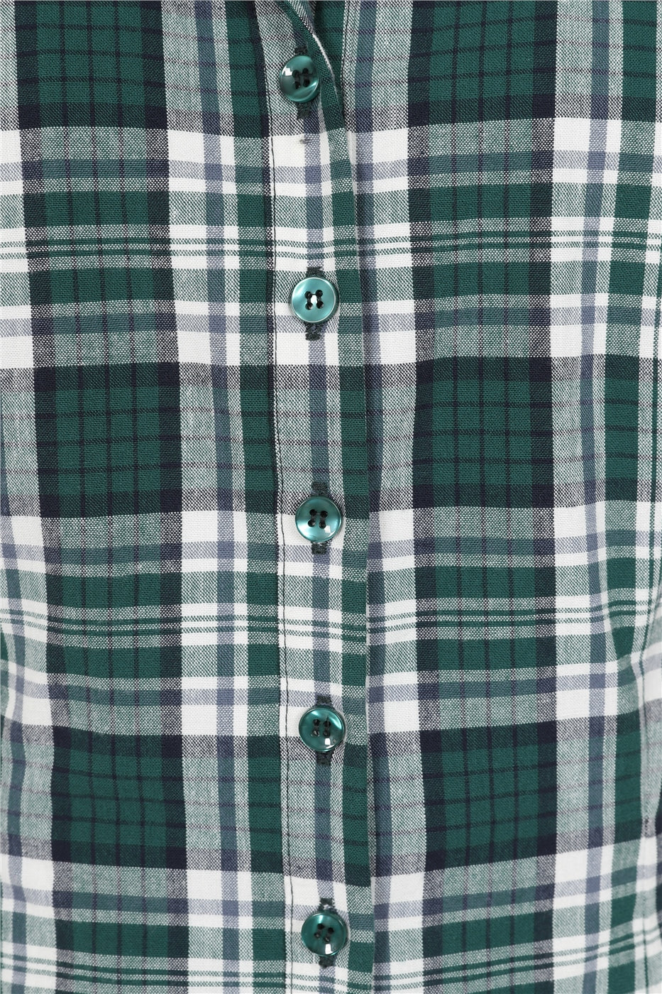 Caterina Emerald Check Shirt by Collectif