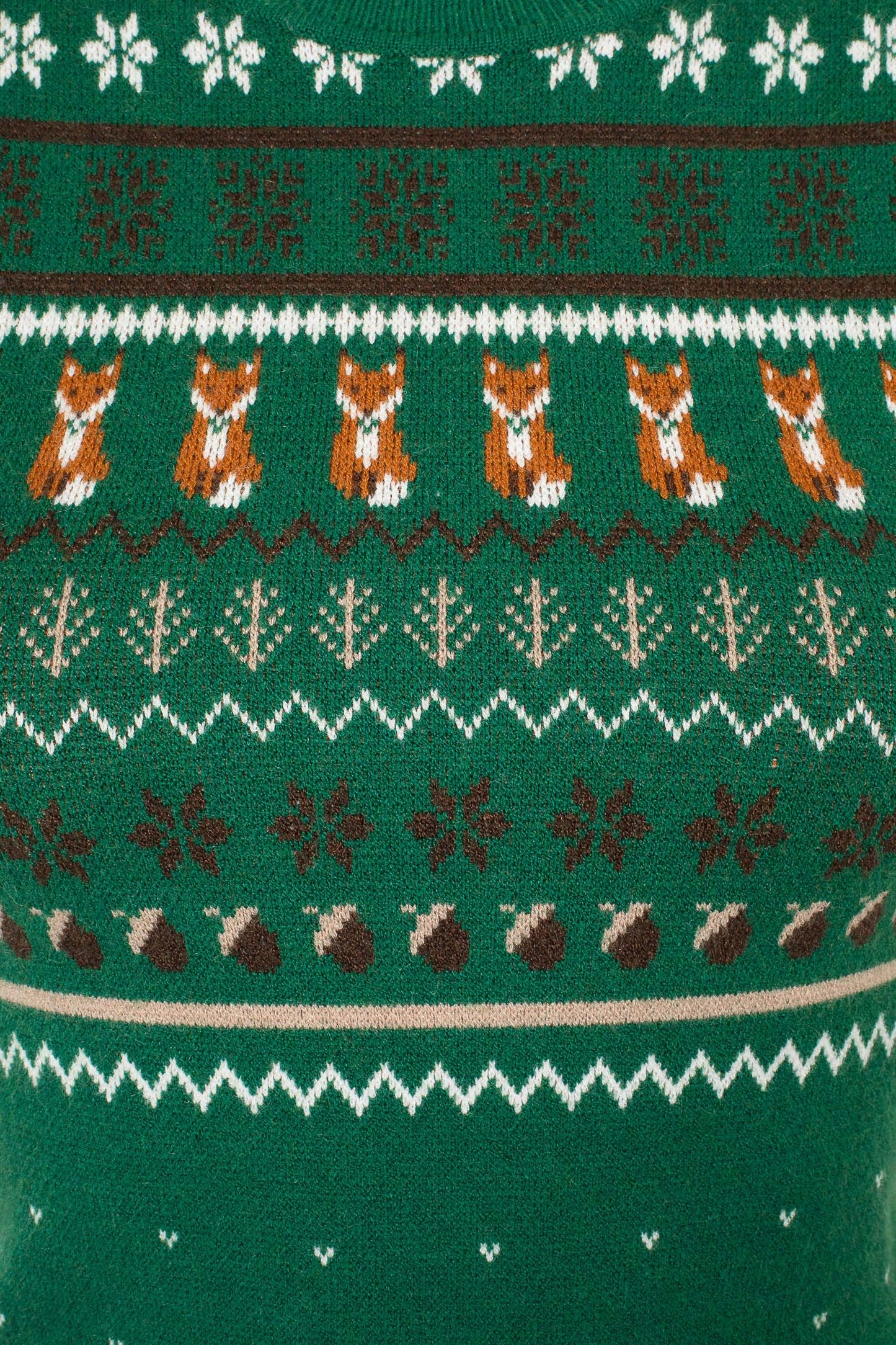 Vixey Jumper in Green by Hell Bunny
