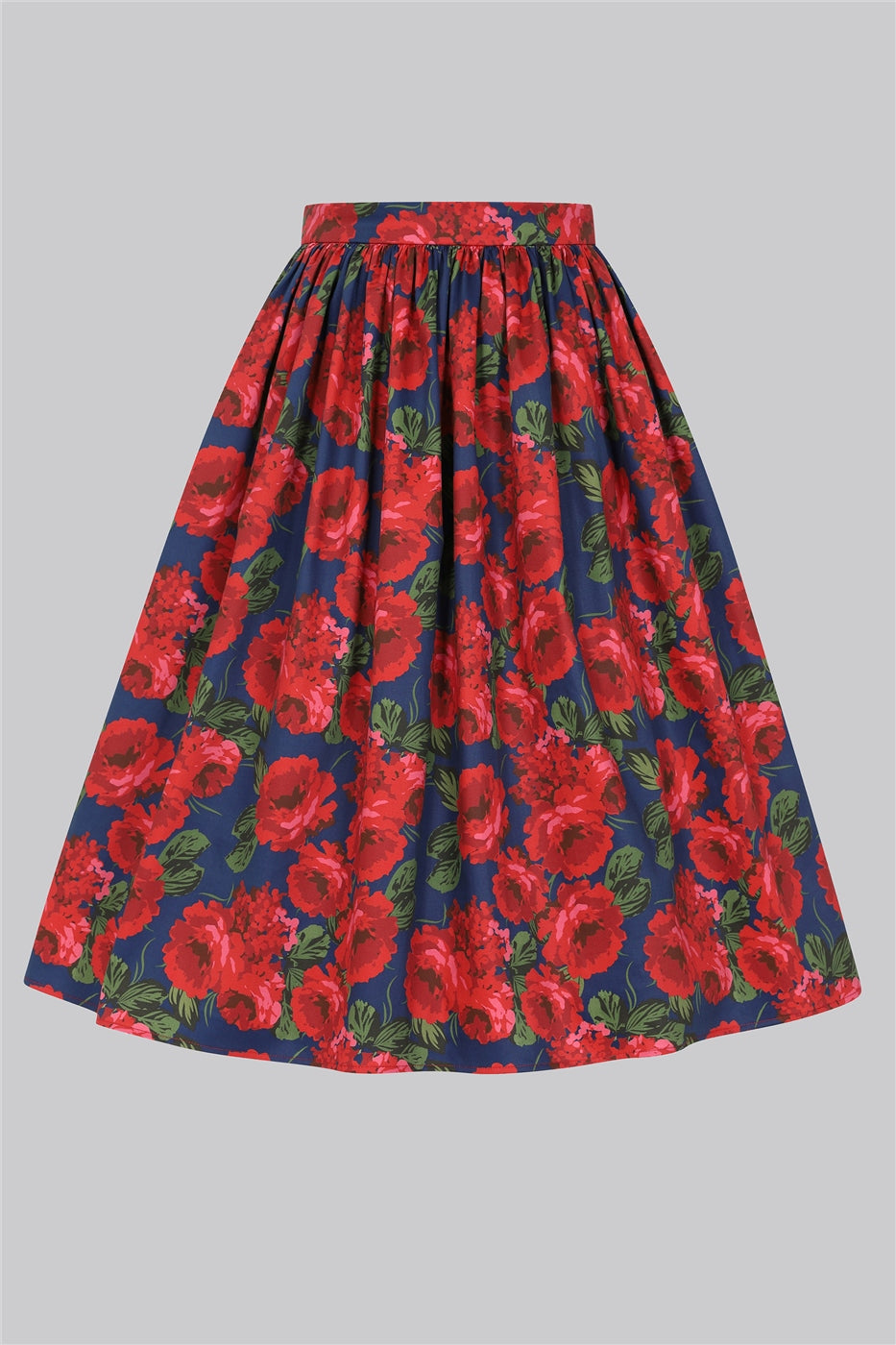 Jasmine Roses Swing Skirt by Collectif