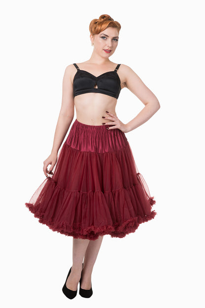 Lifeforms Petticoat in Burgundy by Banned