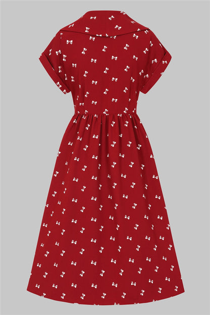 Judy Bow-Tiful Swing Dress by Collectif
