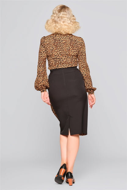 Jerry Leopard Blouse by Collectif