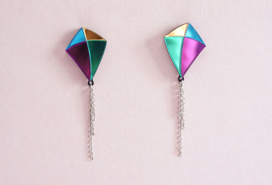 Mary Poppins Flying Kites Earrings by LaliBlue