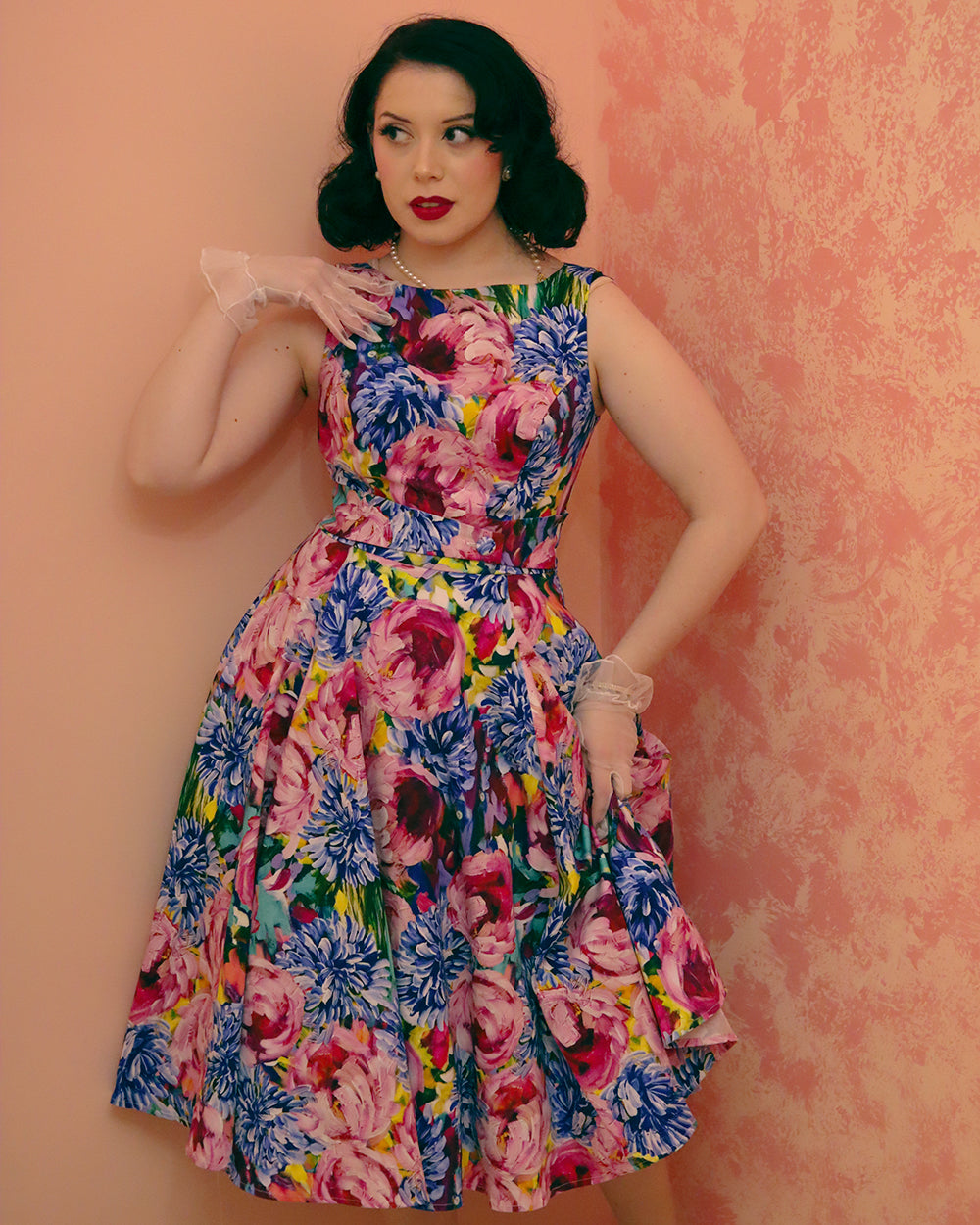Pre-Order Elsa Floral Swing Dress by Hearts and Roses