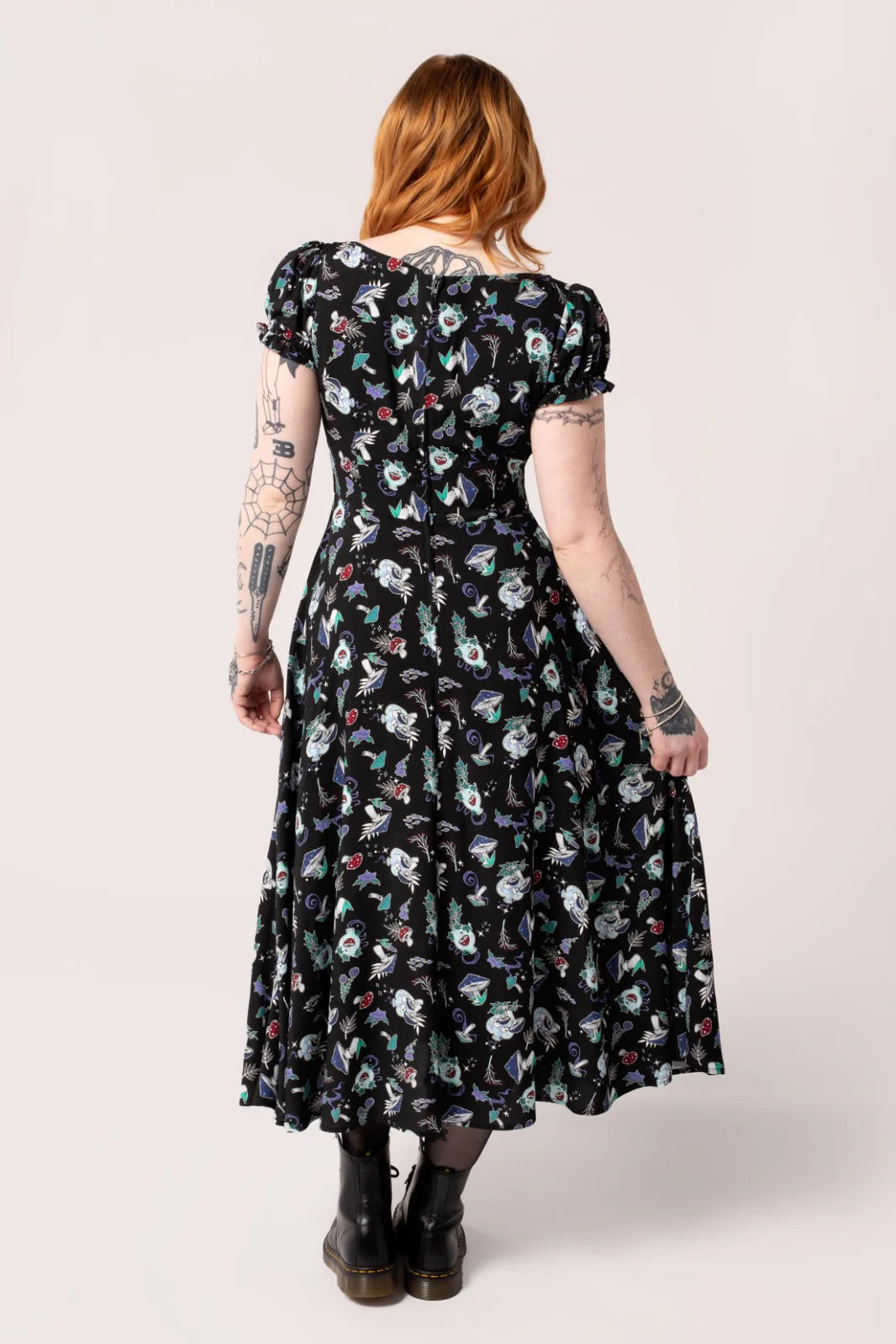 Amanita Midi Dress by Hell Bunny