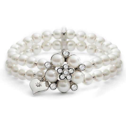 Audrey Hepburn Pearl Stretch Bracelet by Lovett & Co