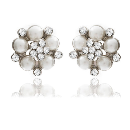 Audrey Hepburn Pearl Stud Earrings by Lovett & Co